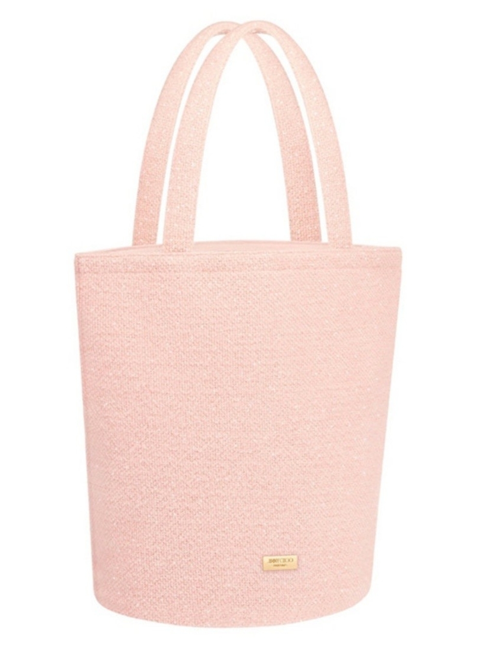 Jimmy Choo Blush Pink Textured Tote